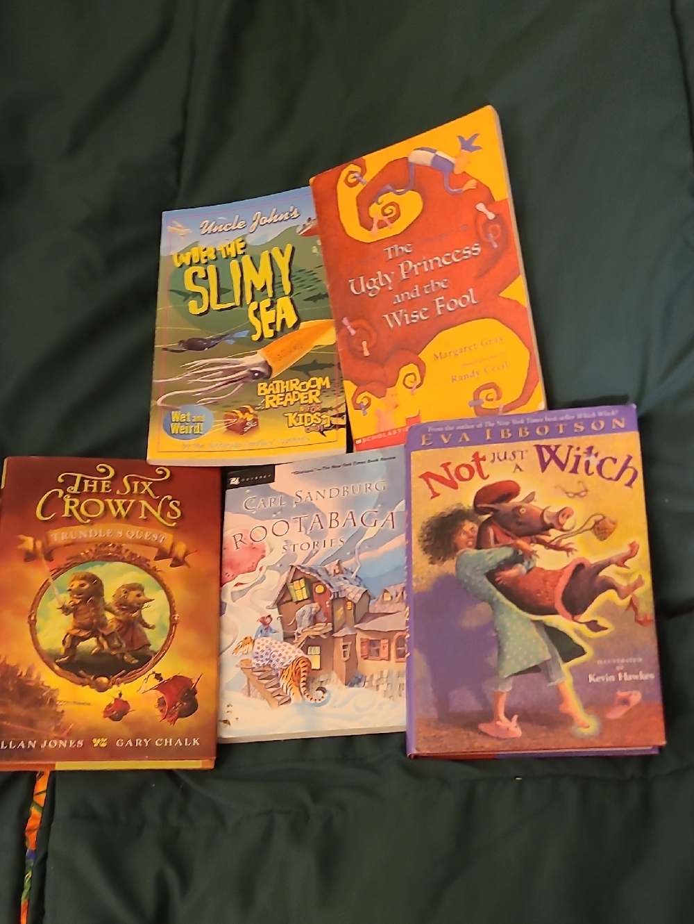 Children's Book Lot - Colorful Covers (Yellow, Orange, Purple, Blue, Red)